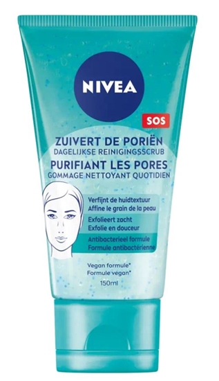 NIVEA PURIFY PORES DAGELIJKSE REINIGINGSSCRUB 150ML